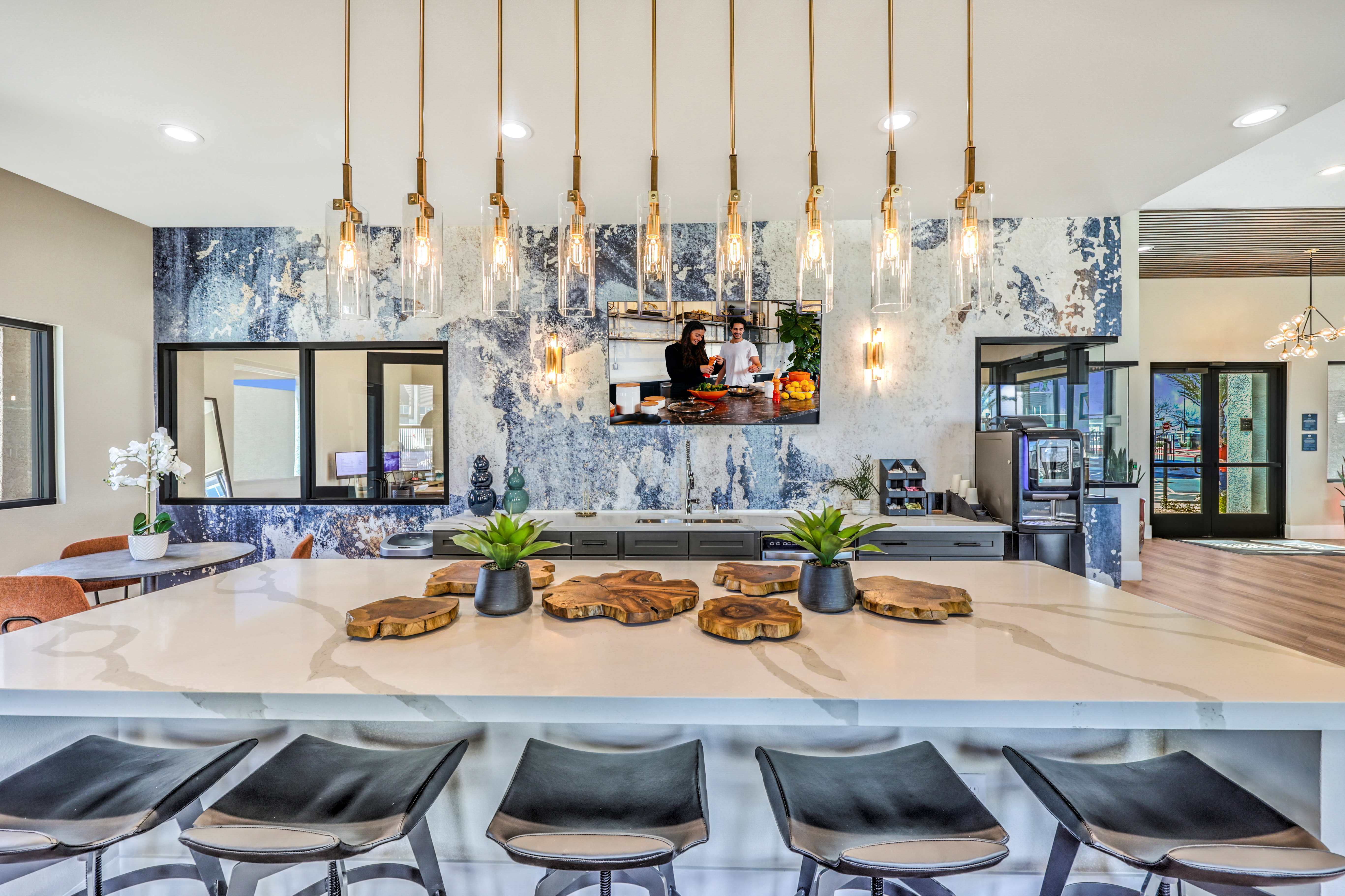 Clubhouse interior